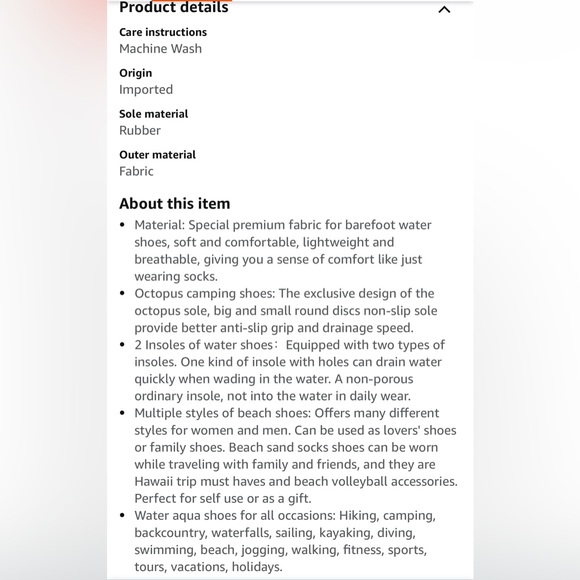 Unisex quick dry water shoes, non-slip hiking shoes, women’s  40/9, men’s 40/8 - Picture 15 of 15